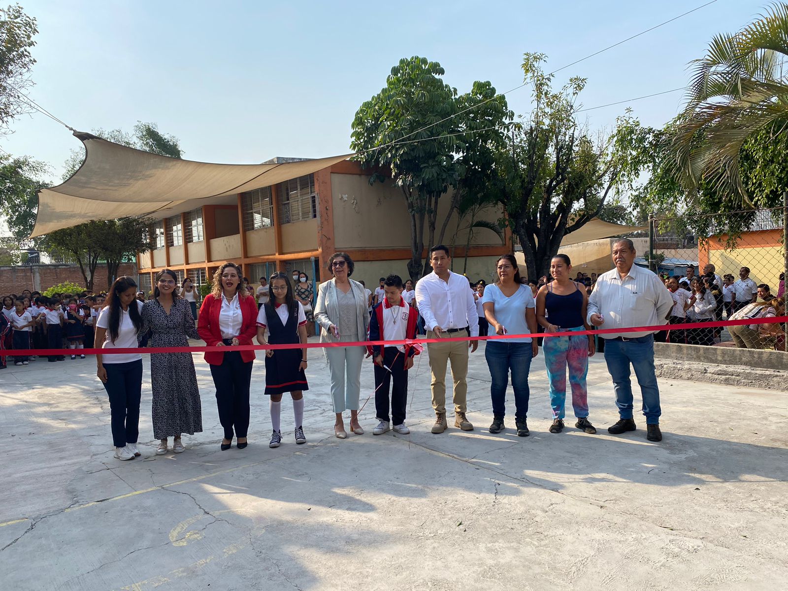 Inauguración de proyecto escolar
